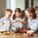 Lot De 10 Tabliers Cuisine Enfant 56x43 Cm - Blanc, Non Tissé, Pour Peinture, Cuisine, Jardinage (2-12 Ans) - 4