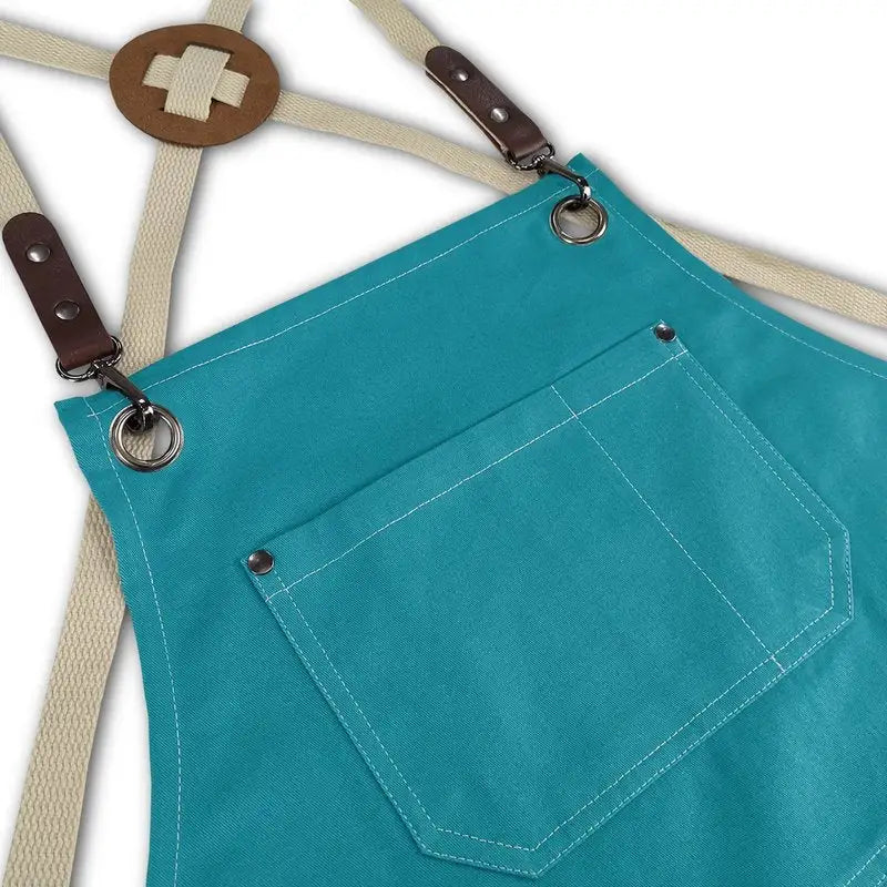 Tablier Bleu Turquoise