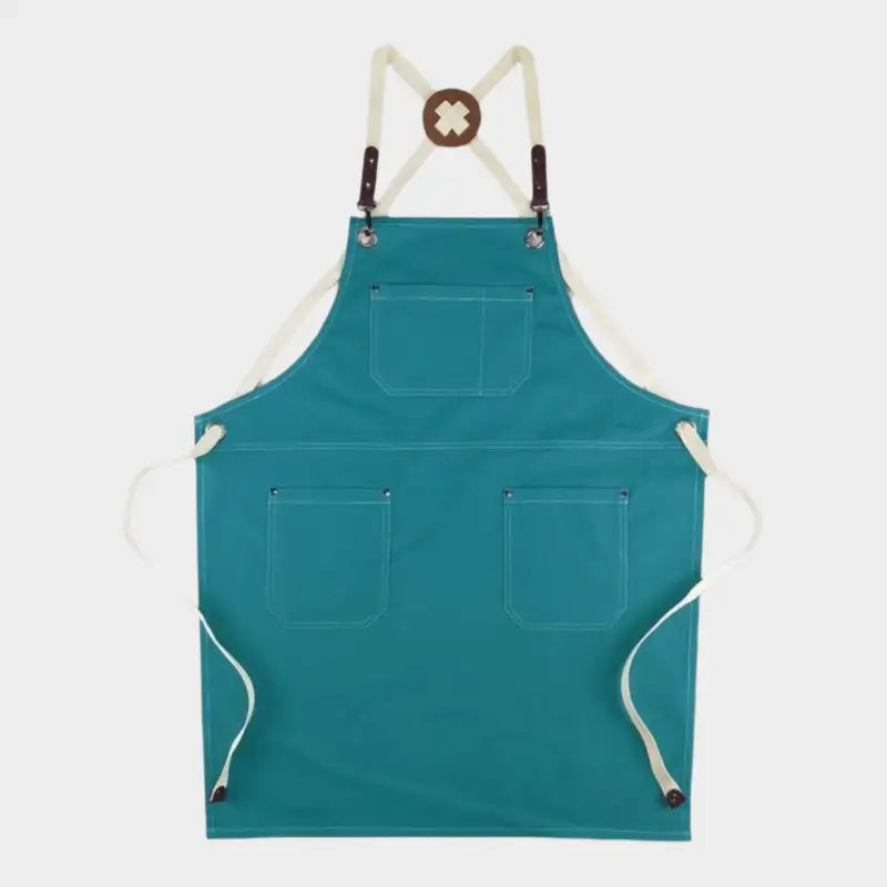 Tablier Bleu Turquoise - Tablier De Cuisine Femme
