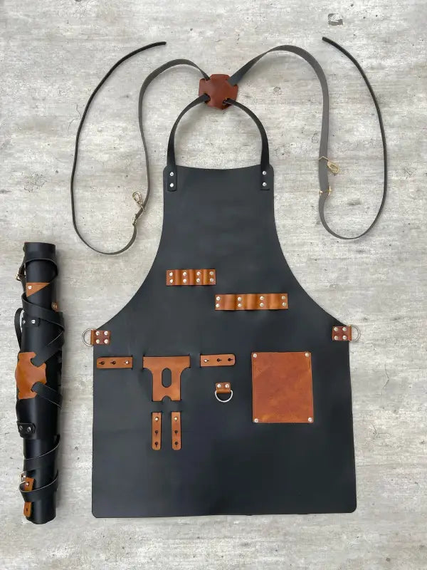 tablier cuir barbecue