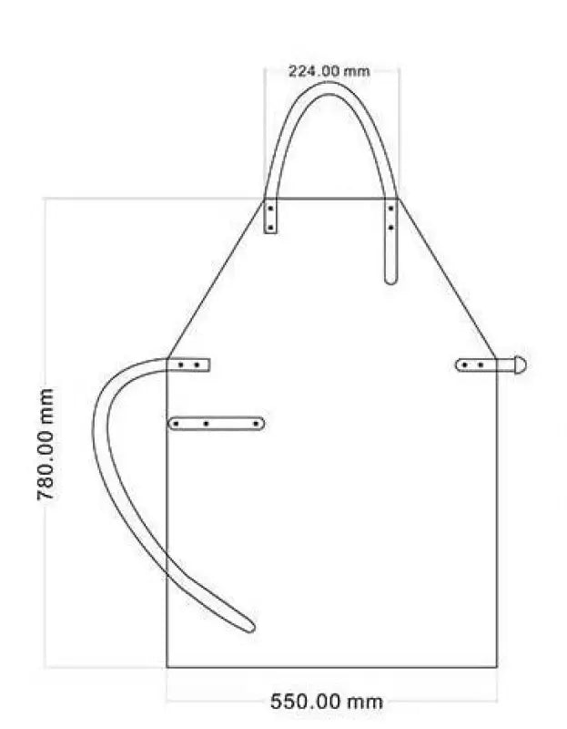tablier cuir forge