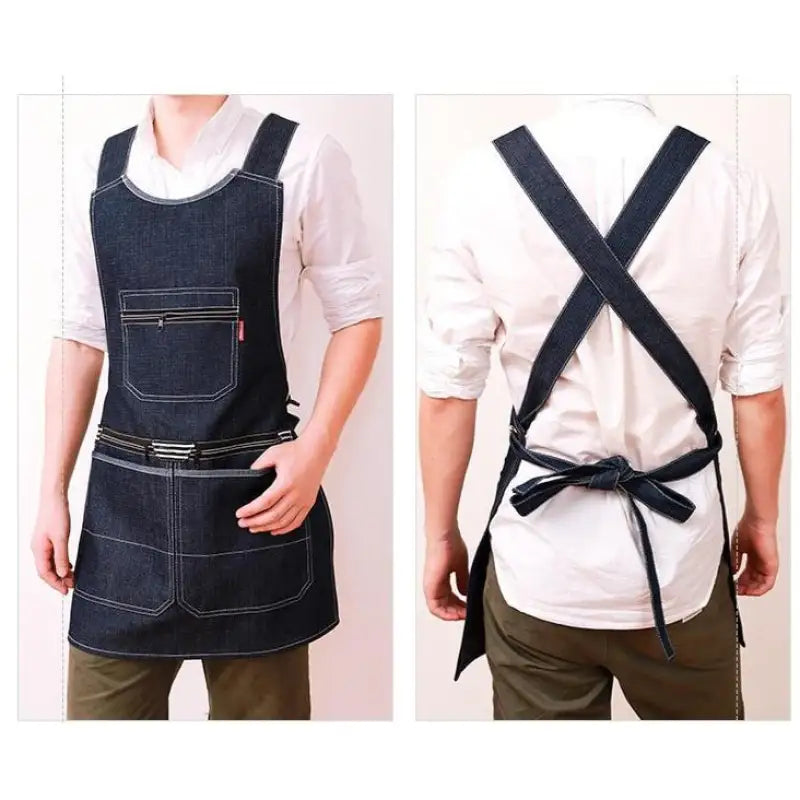 tablier de cuisine homme denim
