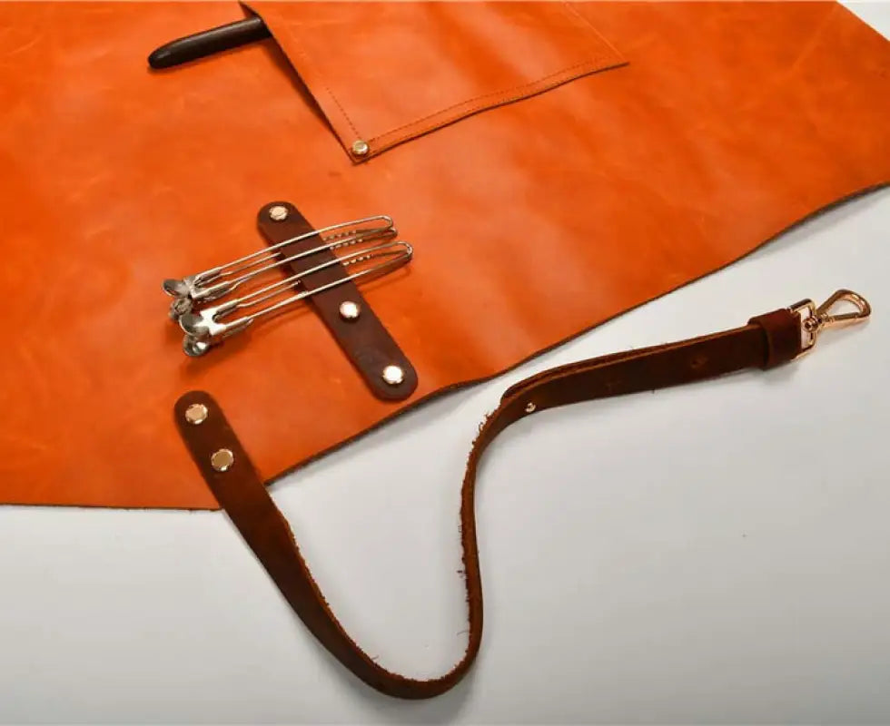 tablier cuisine cuir