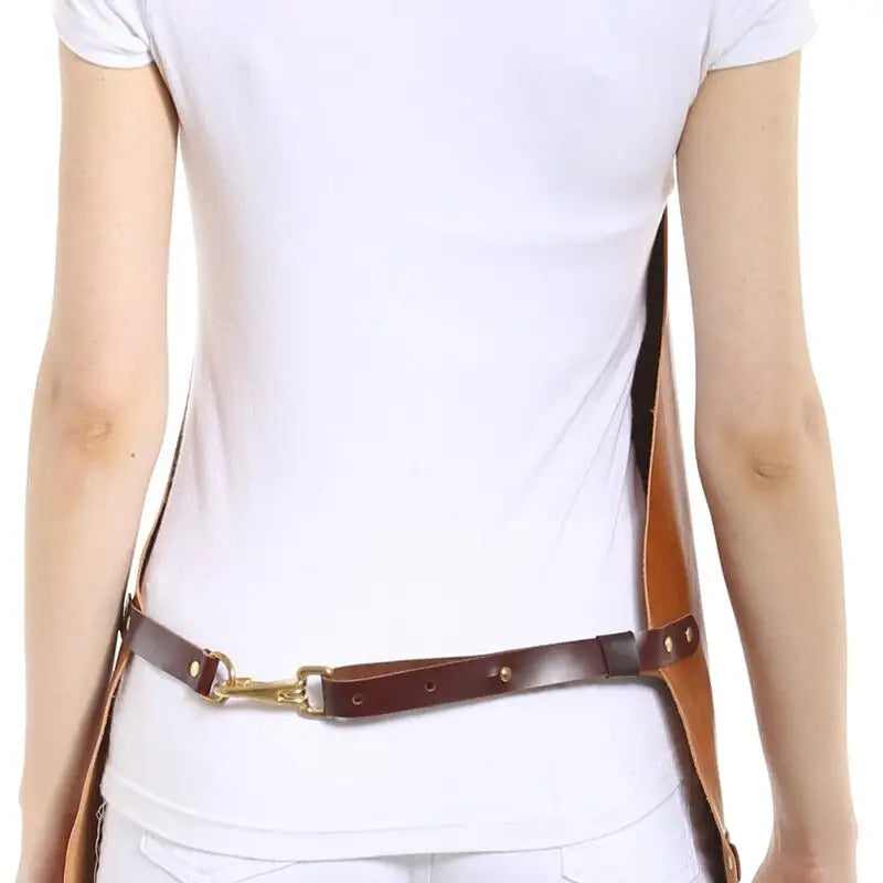 tablier cuisine cuir