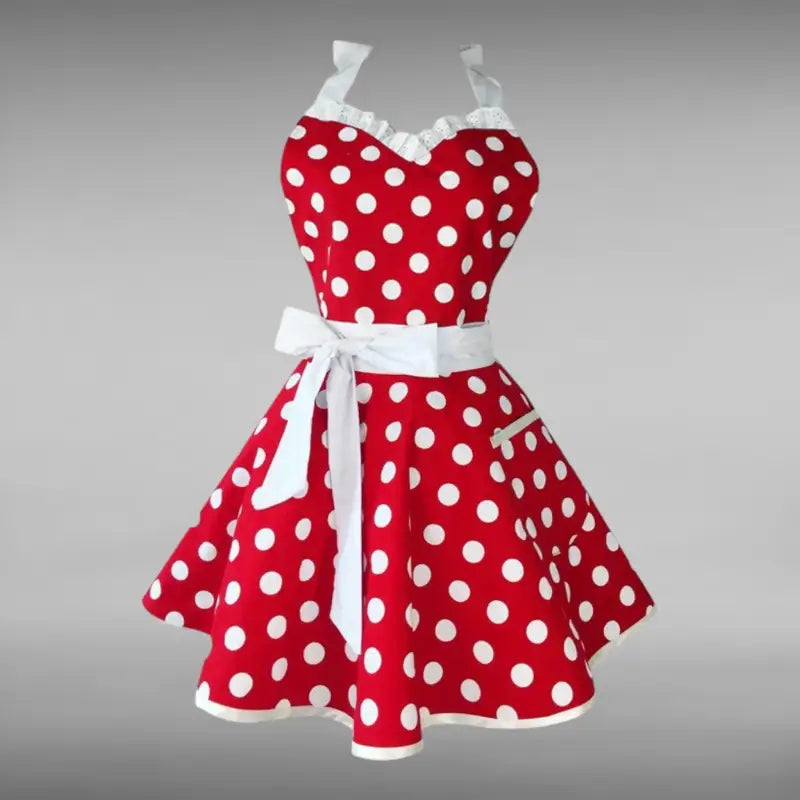 Tablier De Cuisine Vintage Rouge