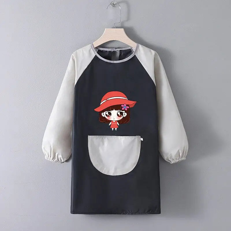 Tablier Peinture Ecole Fille