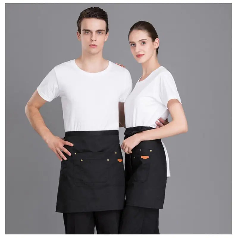 Tablier de Serveur Court noir