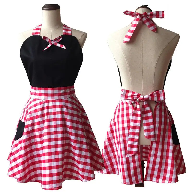 Tablier Retro Original rouge