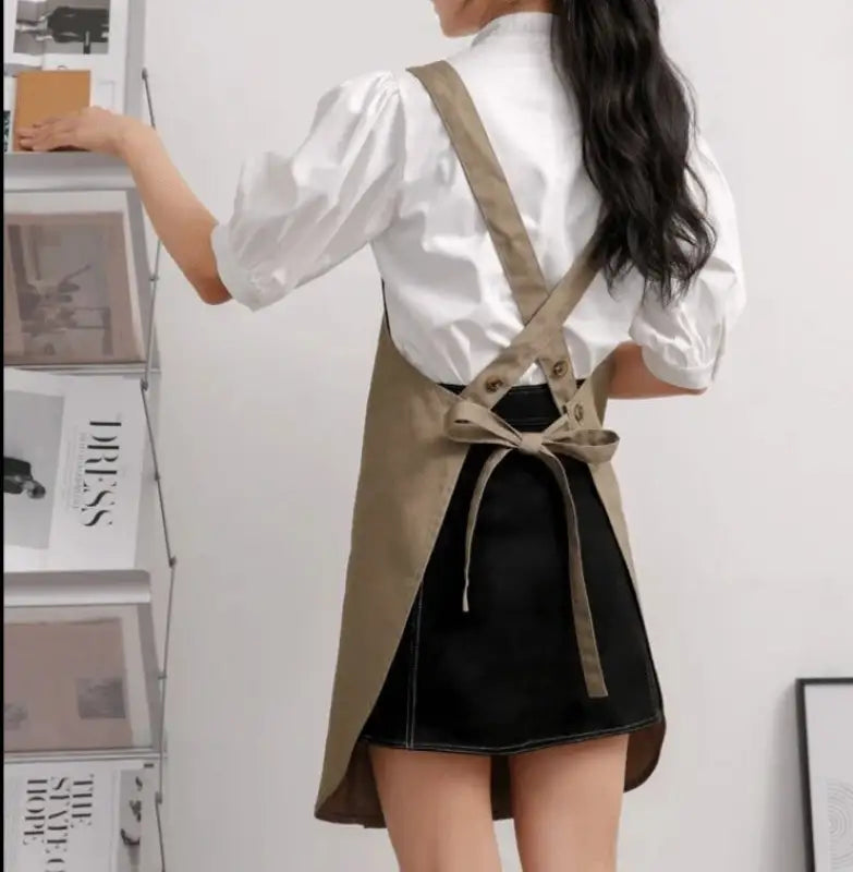 Tablier Tunique Femme laniere croisé