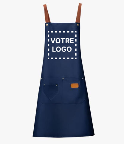 Tablier de Cuisine Personnalisé Bleu Marine