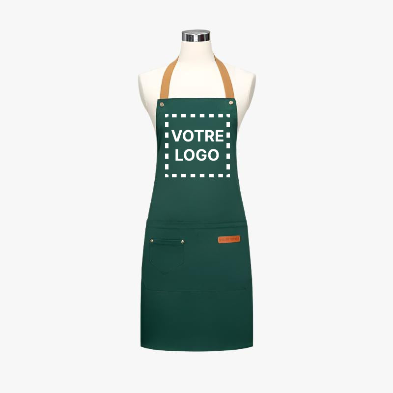 Tablier de Cuisine Personnalisé Vert