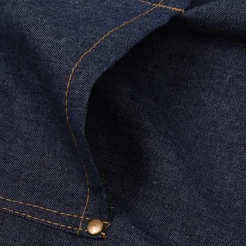 Tablier de Cuisine Femme Chic en Denim
