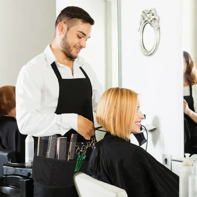 Tablier de Coiffeur Court avec Poches