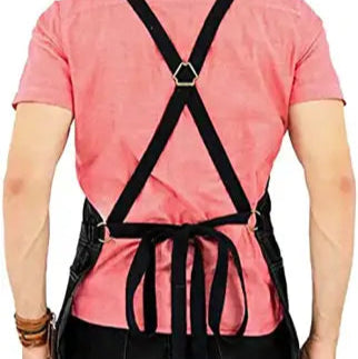 Canvas apron Split leg pants Cross adjustable shoulder strap apron Furniture work clothes 1pcs apron Gift