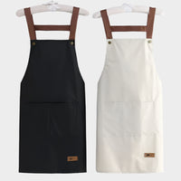 Tablier de Cuisine pour Femme Imperméable à Coupe Droite