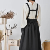 Tablier Japonais en Coton à Nœud Latéral