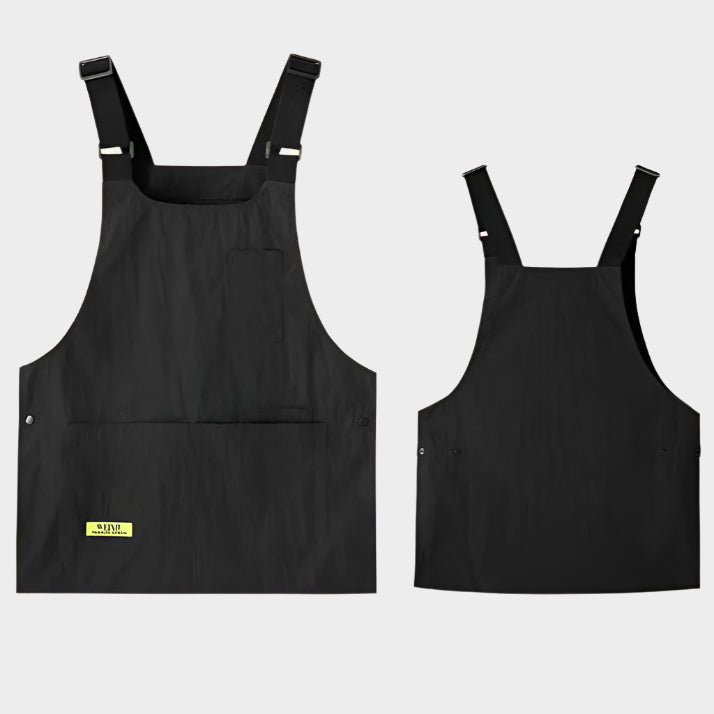 Latest Japanese Style Vest Apron With Multiple Pockets Male Female Waiter Work Clothes Adjustable Widened Shoulder