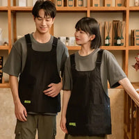 Tablier Japonais Style Gilet avec Bretelles Larges