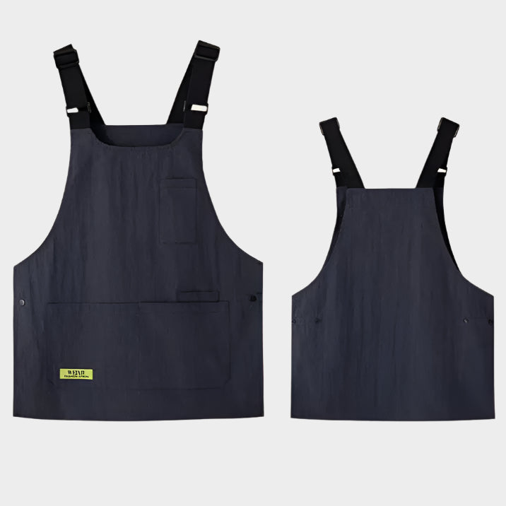 Tablier Japonais Style Gilet avec Bretelles Larges