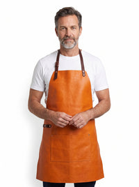 Tablier de Cuisine en Cuir
