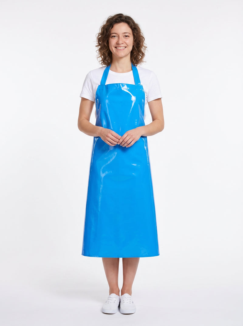 Tablier de Poissonnier, packshot studio porté par un modèle