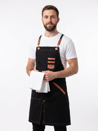 Tablier de Cuisine Noir Homme