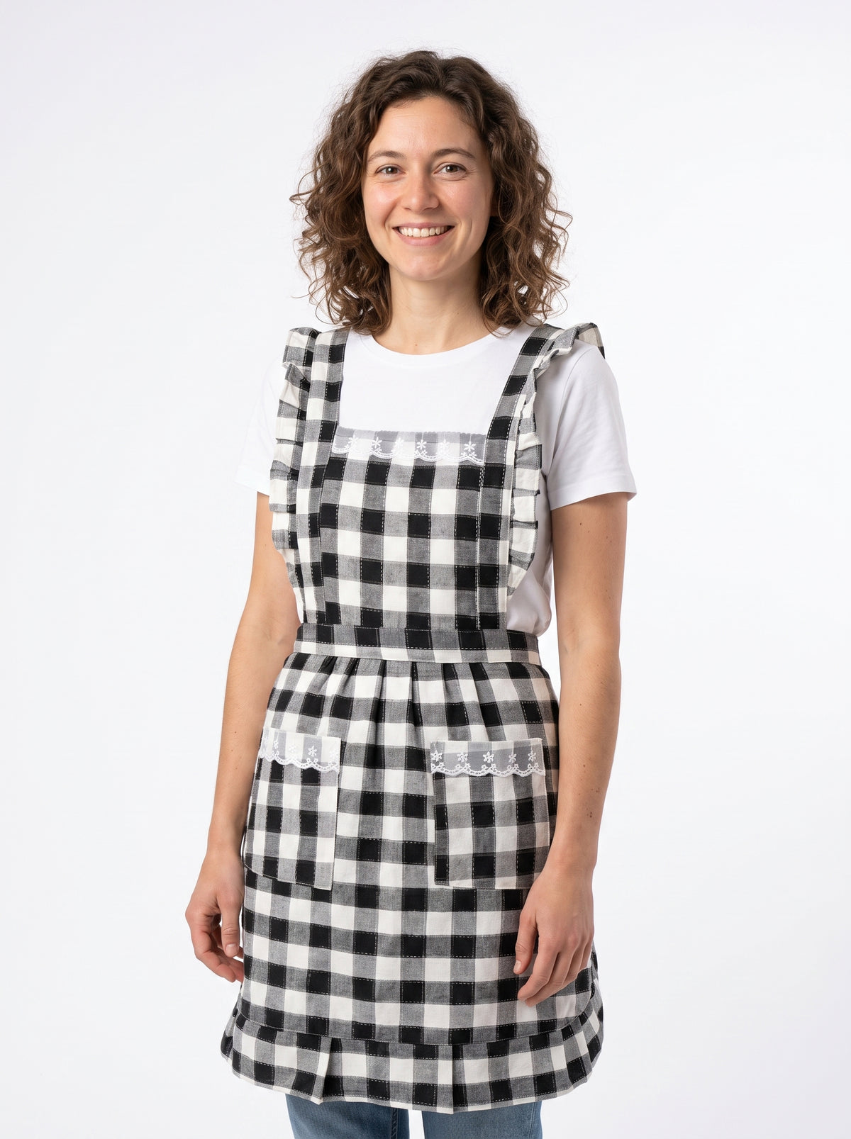 Tablier Robe à Carreaux