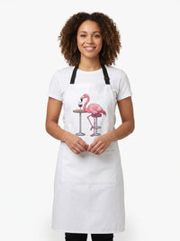 Tablier Flamant Rose