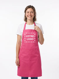 Tablier Prothésiste Ongulaire Personnalisé Rose Fuschia