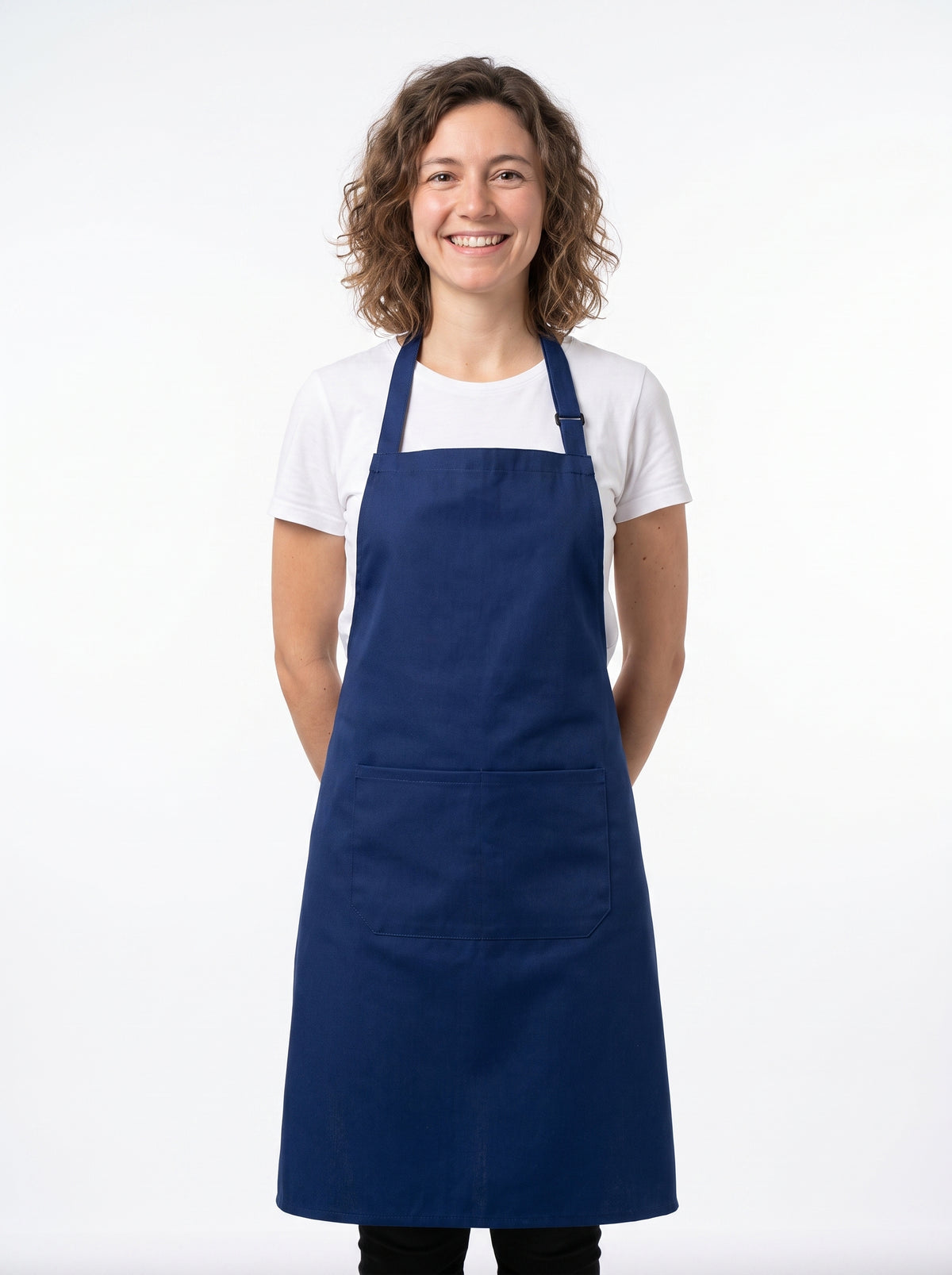 Tablier Prothésiste Ongulaire Personnalisé Bleu Marine