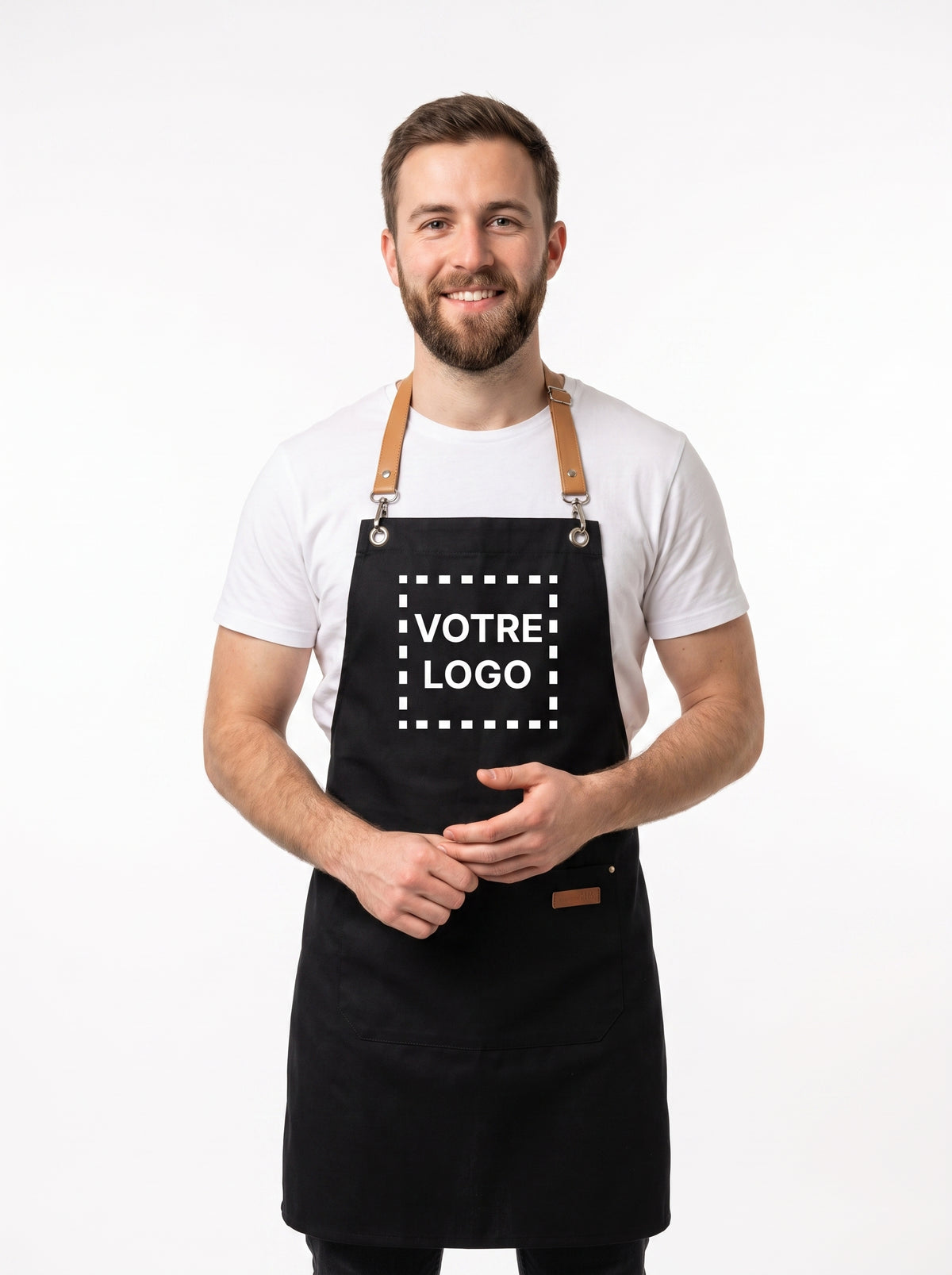 Tablier de Serveur Personnalisé Noir