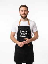 Tablier de Serveur Personnalisé Noir