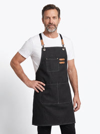 Tablier de Cuisine en Toile Imperméable avec Poches