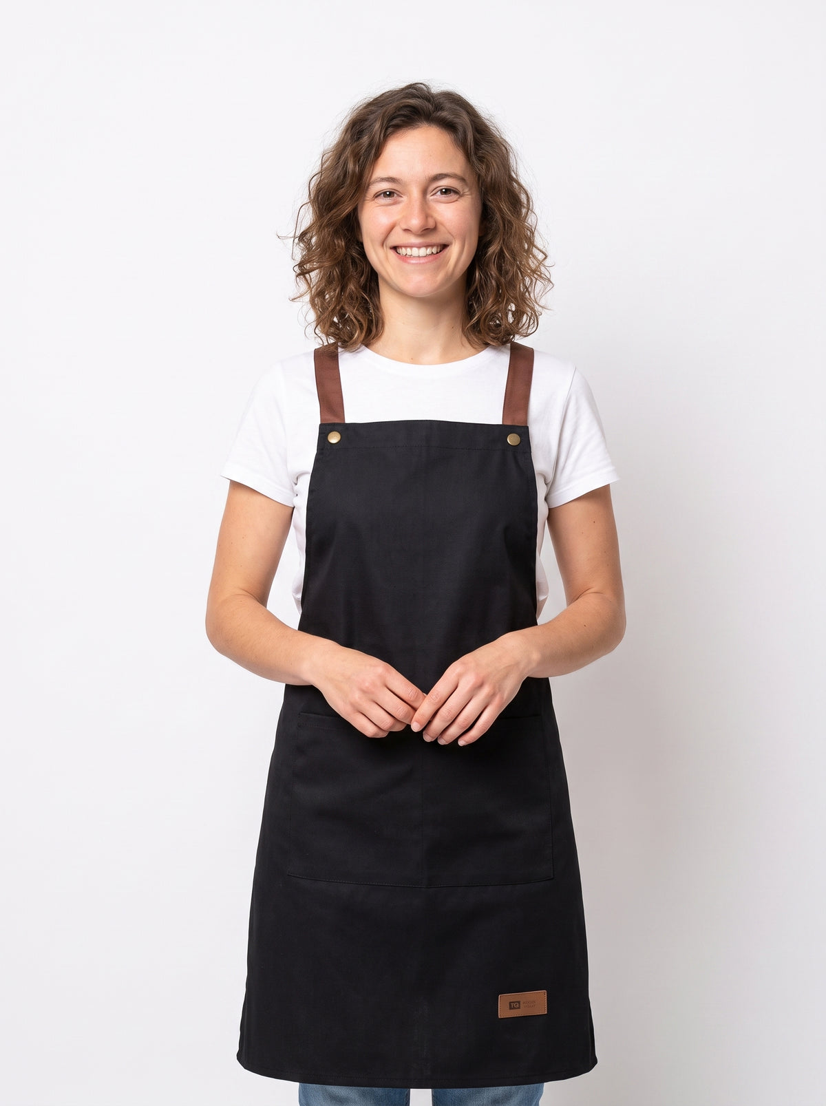 Tablier de Cuisine pour Femme Imperméable à Coupe Droite