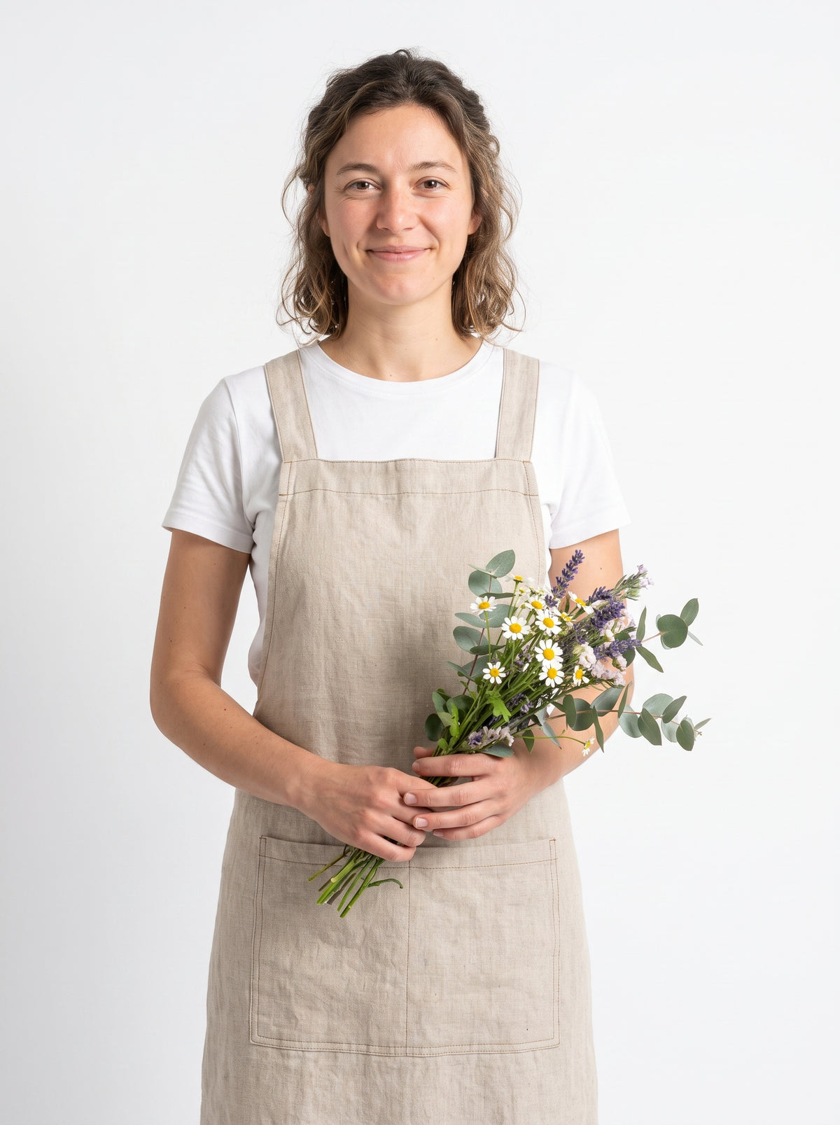 Tablier de Fleuriste Professionnel en Lin