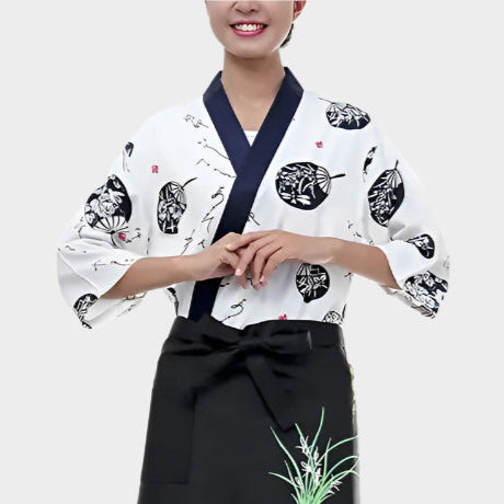 Tablier Kimono de Chef Japonais