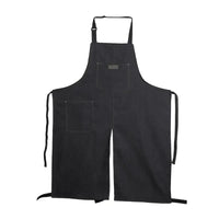 Tablier de Potier à Jambes Fendues Noir