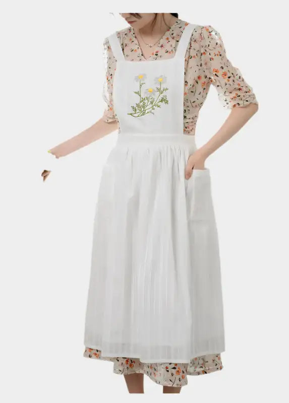 Tablier à Fleur - Tablier De Cuisine Femme