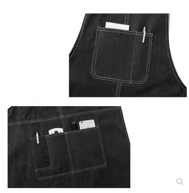 Tablier Bartender denim noir