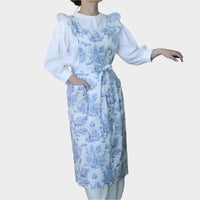 Tablier Blouse de Grand-Mère à Volants