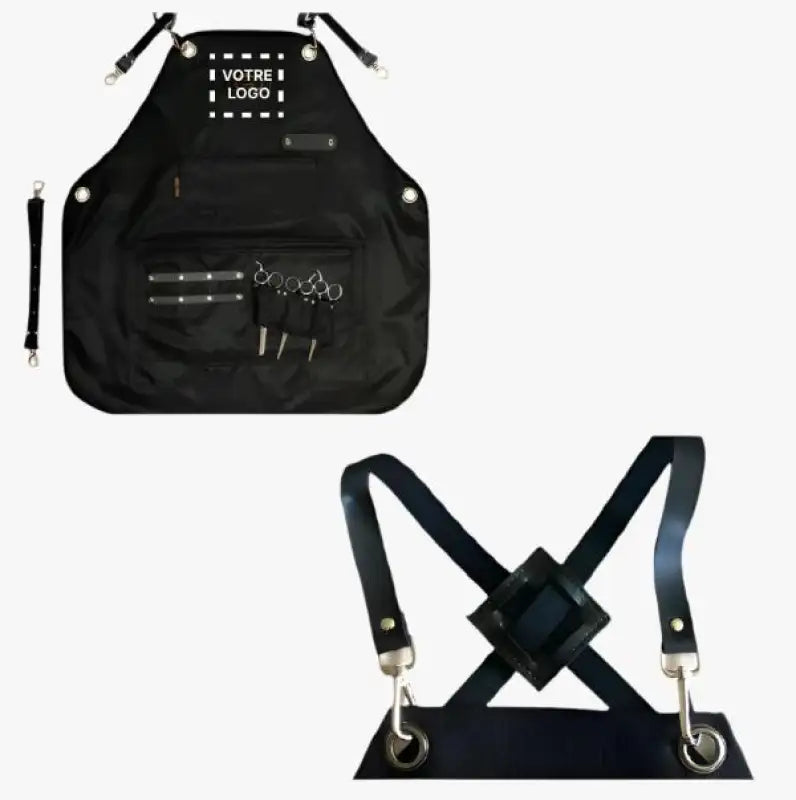 Tablier Coiffeur Personnalisé Noir