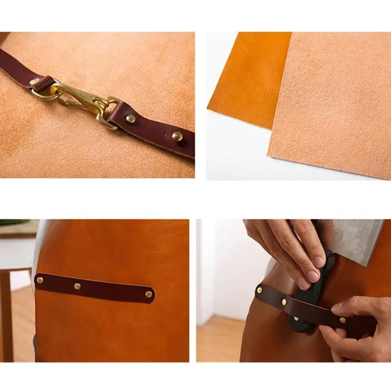 Tablier Cuir Véritable