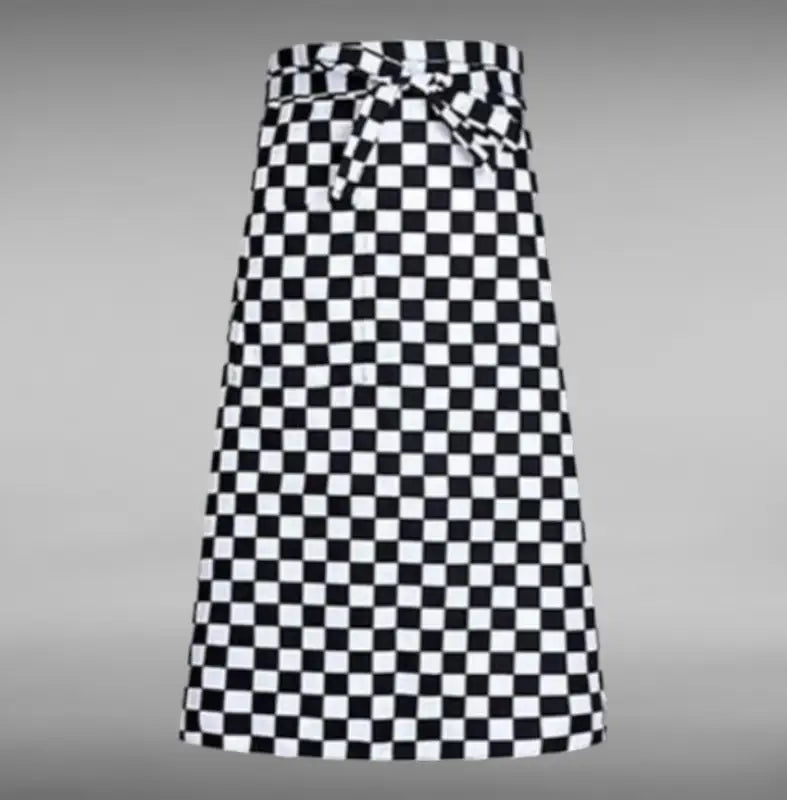 Tablier de Chef Cuisinier - Damier - Tablier de Travail
