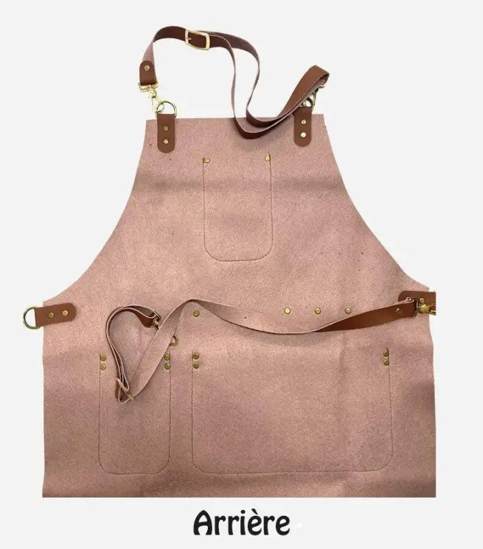 Tablier de Coiffure en Cuir