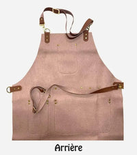 Tablier de Coiffure en Cuir