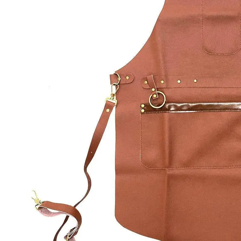 Tablier de Coiffure en Cuir