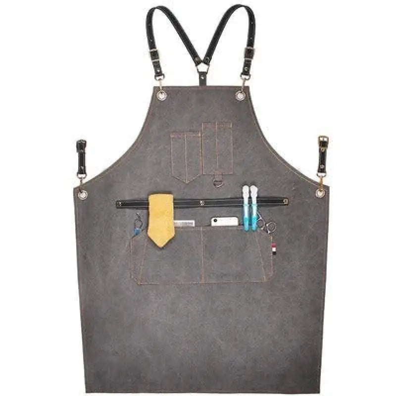 Tablier de Cuisine Ajustable - Gris