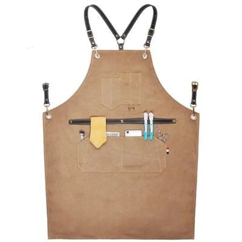 Tablier de Cuisine Ajustable - Marron
