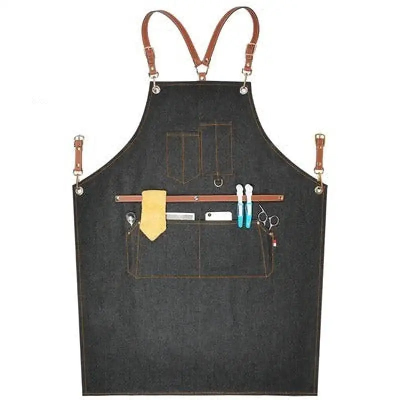 Tablier de Cuisine Ajustable - Noir