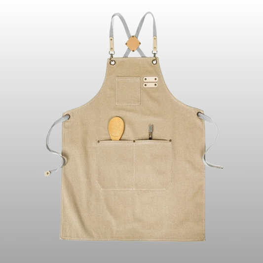 Tablier de Cuisine Beige - Tablier De Cuisine Femme